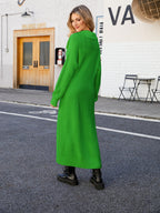 Full Size Collared Open Front Duster Cardigan (3)