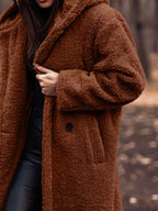 Teddy Bear Hooded Longline Outerwear (20)