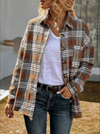 Plaid Button-up Shirt (5)