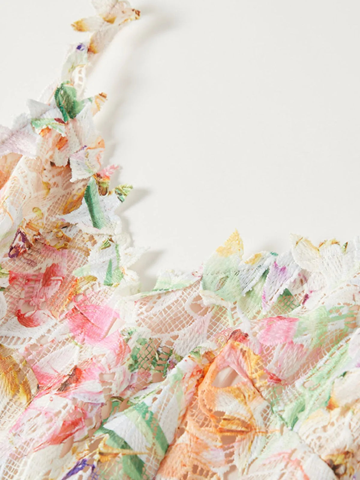 Floral Lace Sleeveless V-neck Midi Dress (9)