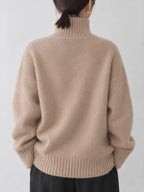 Turtleneck Dropped Shoulder Sweater (21)
