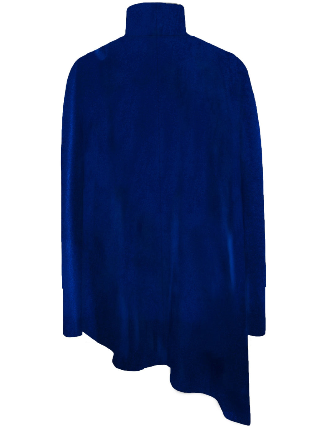 Elegant Turtleneck Asymmetric Hem Top (8)