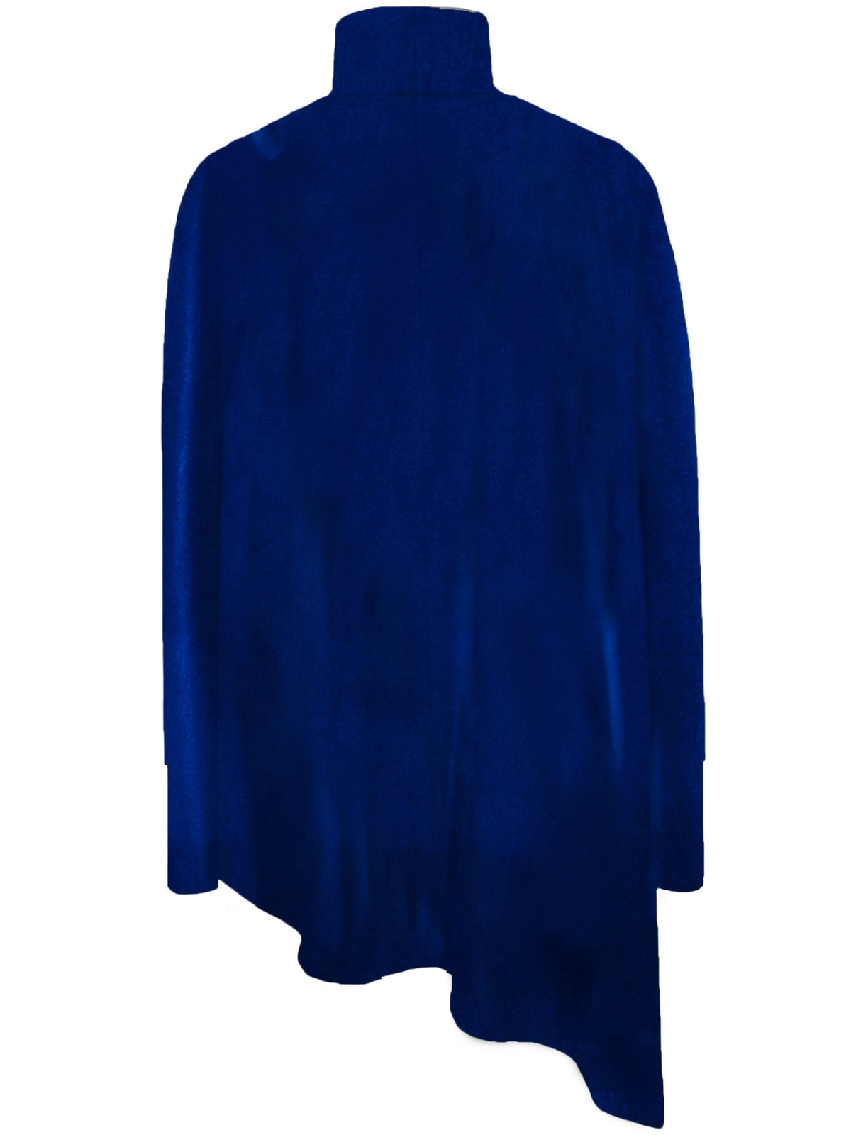 Elegant Turtleneck Asymmetric Hem Top (8)