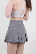 High Waist Pleated Active Skirt (8)
