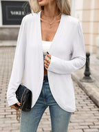 Open Front Long Sleeve Cardigan (25)
