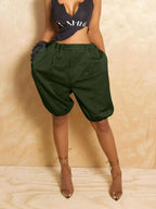 Pleated Detail High Waist Shorts (12)