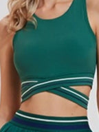 Full Size Criss-cross Hem Active Tank Plus (2)