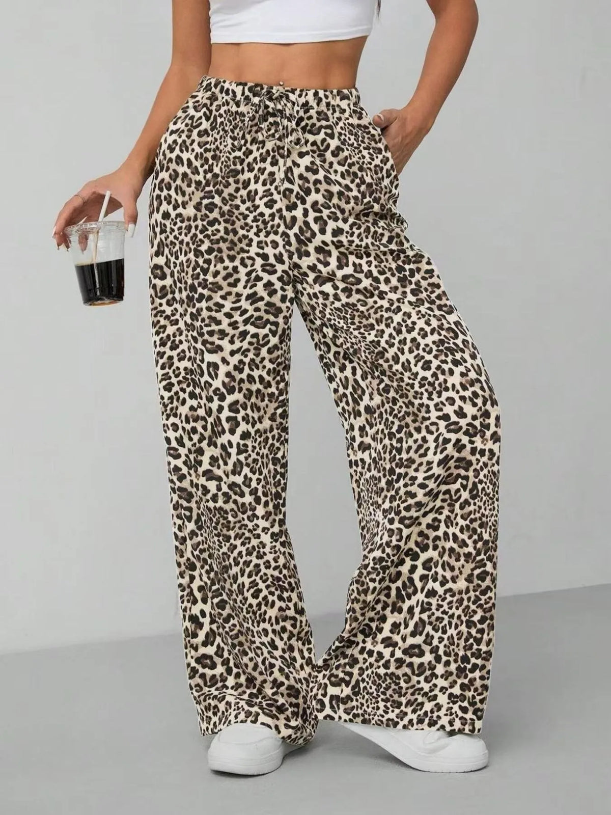 Leopard Print Wide Leg Pants (7)