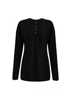 Button-detail Dropped Shoulder Top (14)