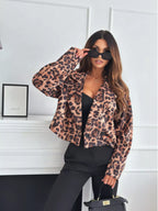 Leopard Print Cropped Blazer (11)