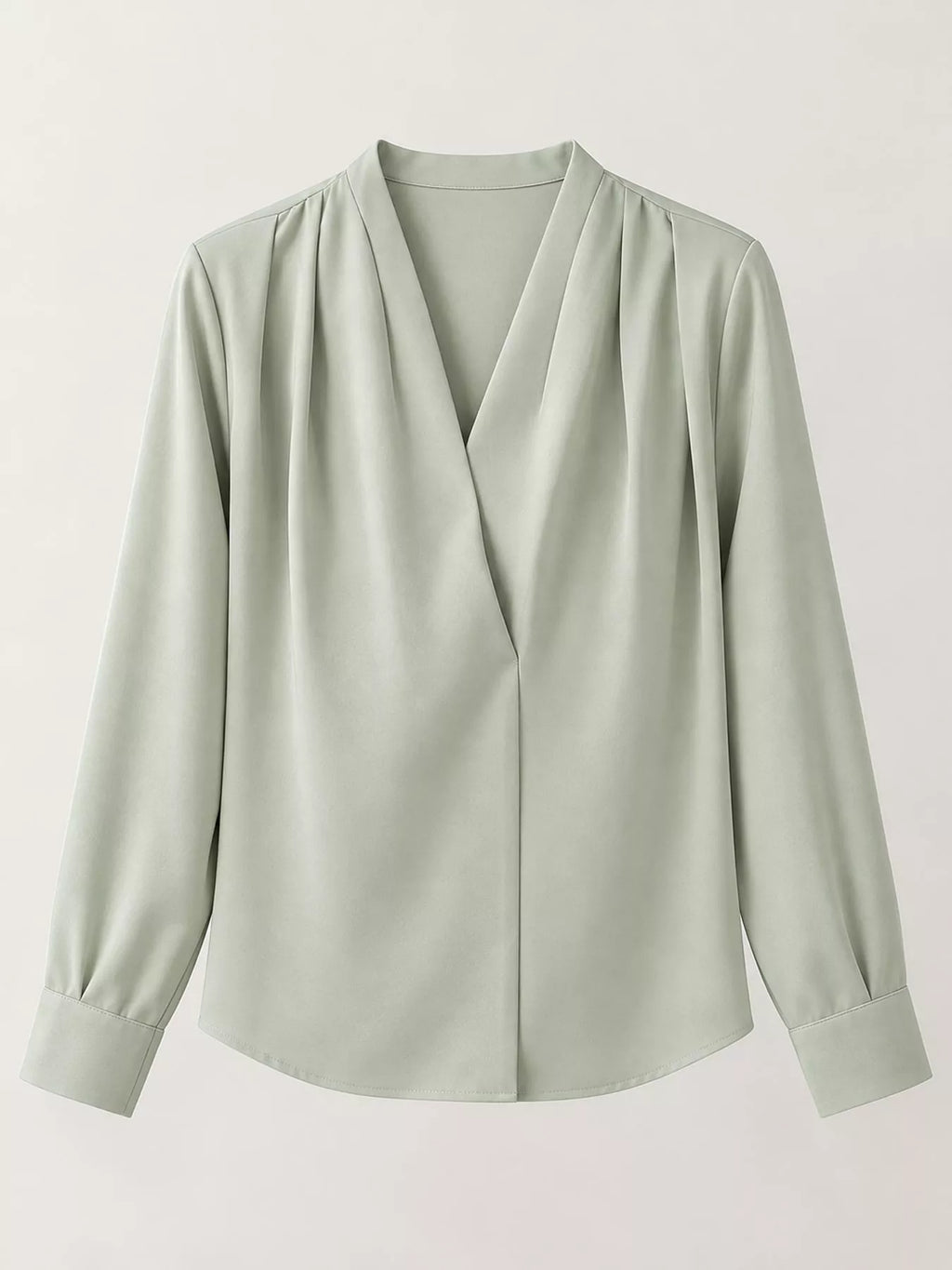 Long Sleeve Satin Blouse (12)