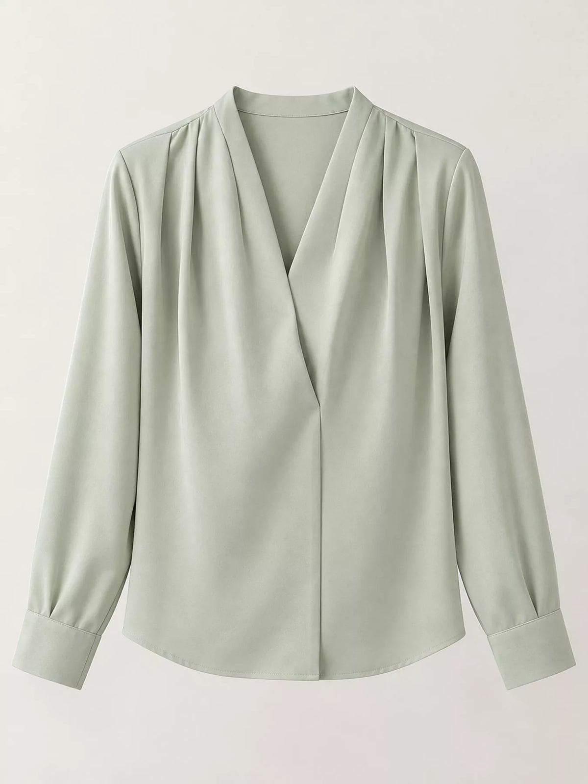 Long Sleeve Satin Blouse (12)