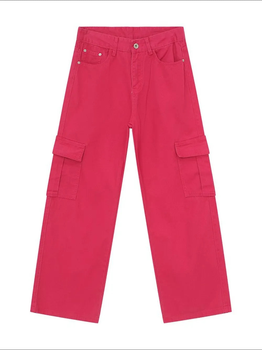 Wide Leg Cargo Jeans (9)
