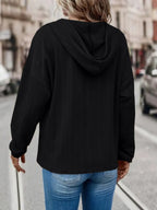 Drawstring Dropped Shoulder Long Sleeve Hoodie (11)