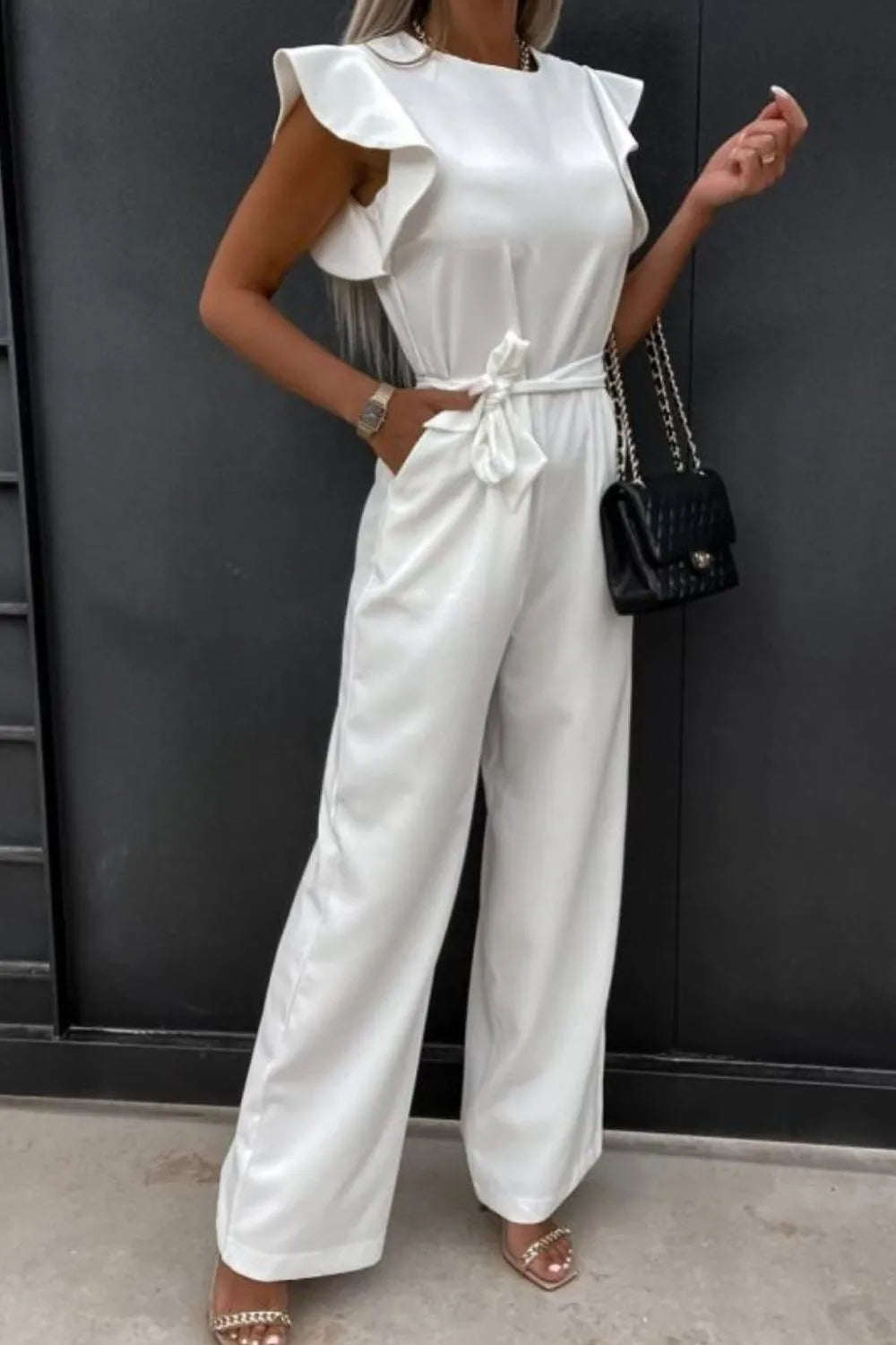 Round Neck Cap Sleeve Jumpsuit (7)