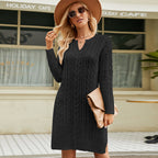 Twisted Midi Knitted Dress photo 11
