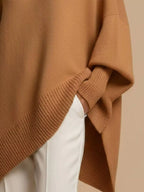 Oversized Batwing Sleeve Sweater (5)