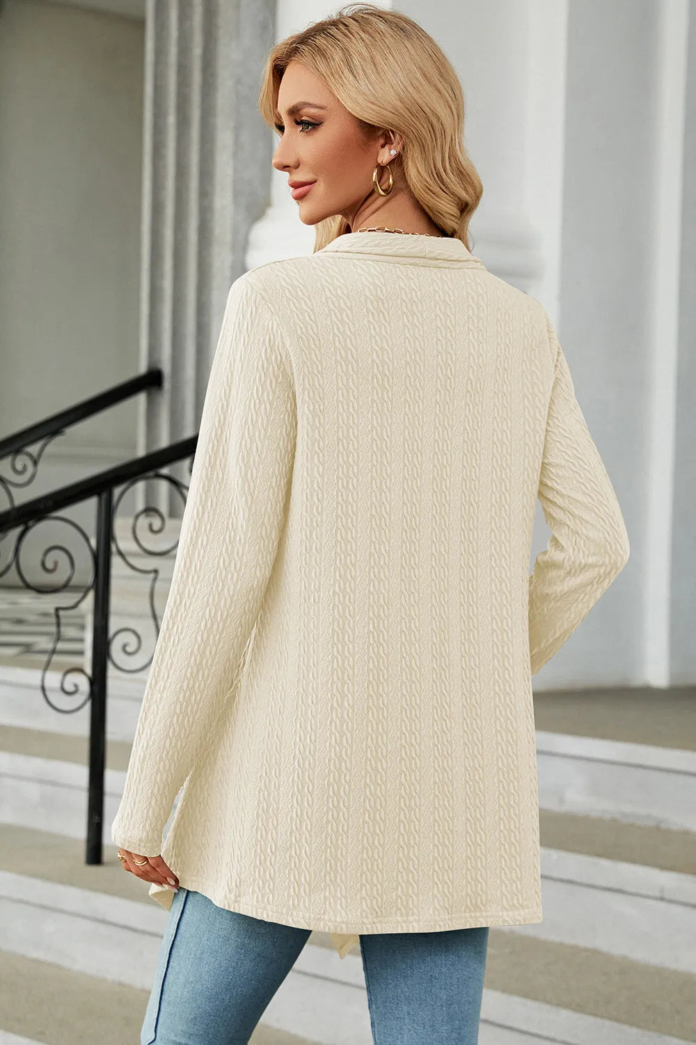 Open Front Long Sleeve Cardigan (27)
