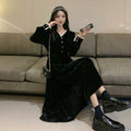 Solid Color Casual Hepburn French Minority Dress variant CJLY258411301AZ|CJLY258411302BY|CJLY258411303CX|CJLY258411304DW|CJLY258411305EV