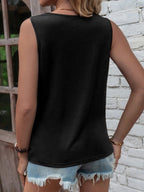 Cutout Twisted Round Neck Tank (6)