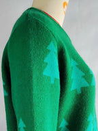Christmas Tree Pattern Long Sleeve Sweater (6)