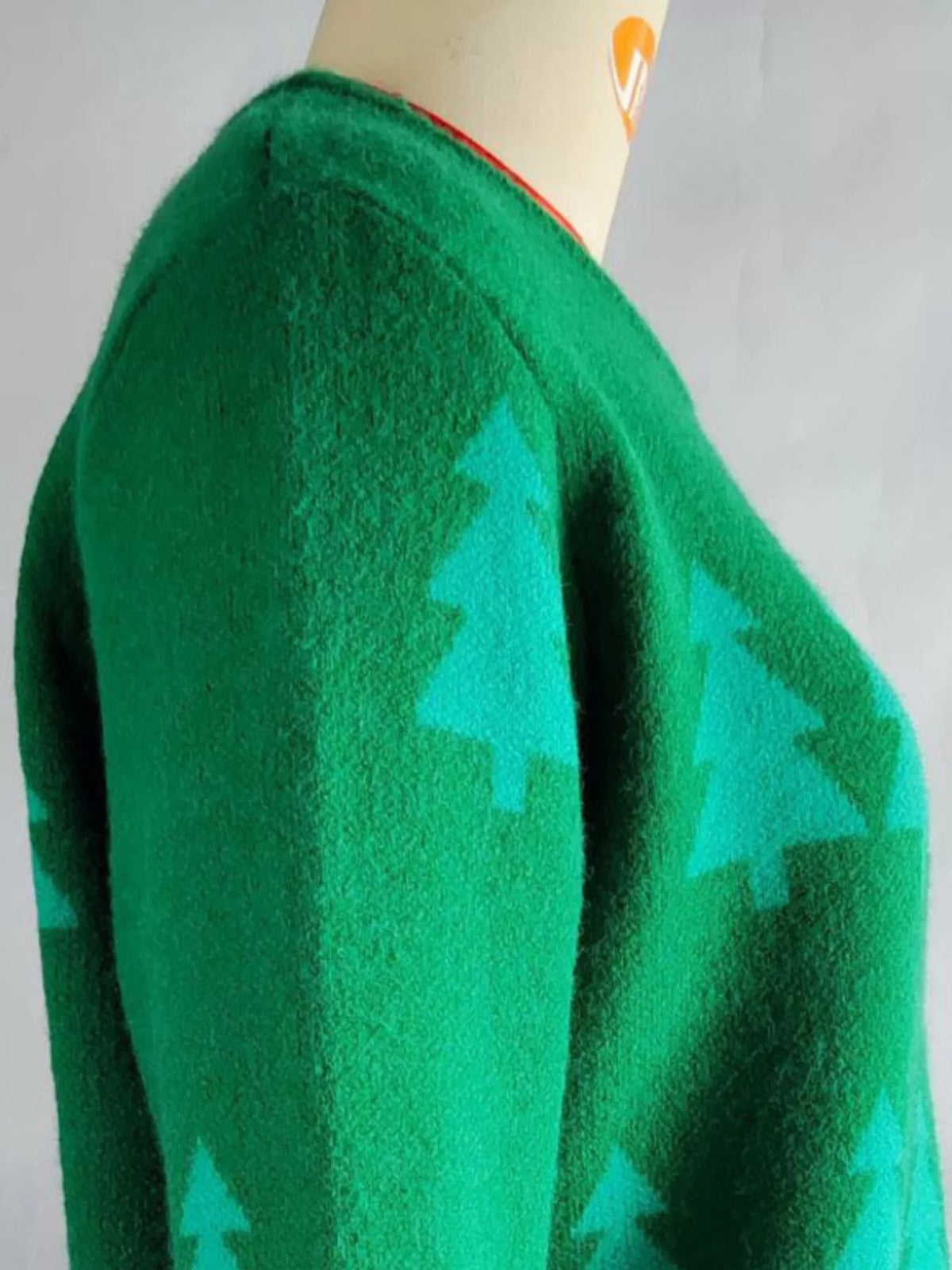 Christmas Tree Pattern Long Sleeve Sweater (6)