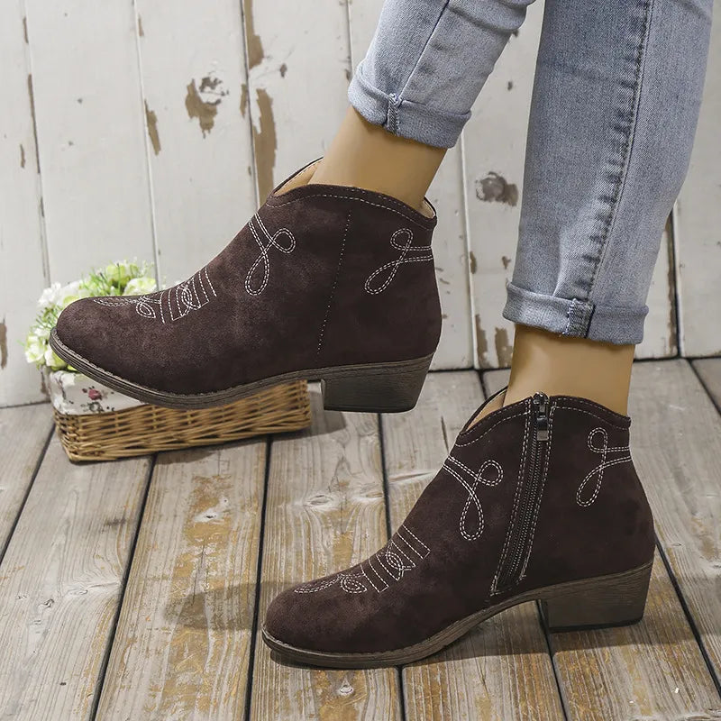 Block Heel Ankle Boots (5)