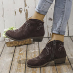 Block Heel Ankle Boots (5)
