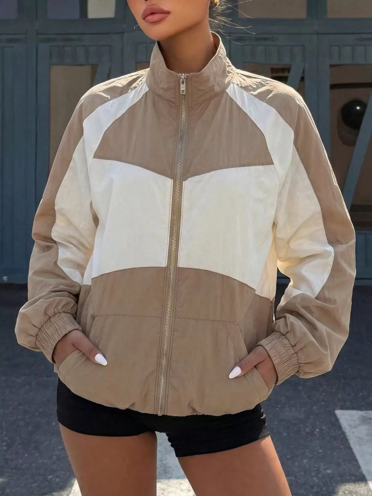 Block Zip-up Jacket (19)