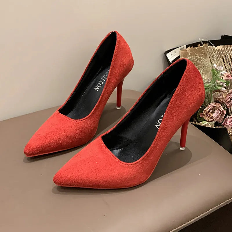 Point Toe Stiletto Pumps (4)