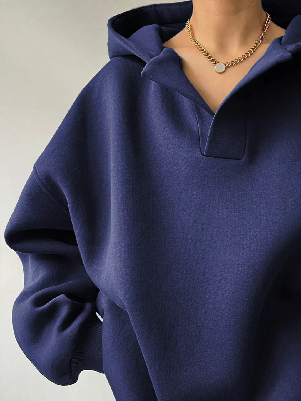 Dropped Shoulder Long Sleeve Sweatshirt (8)