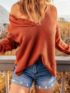 Button Detail Long Sleeve Knit Top (3)