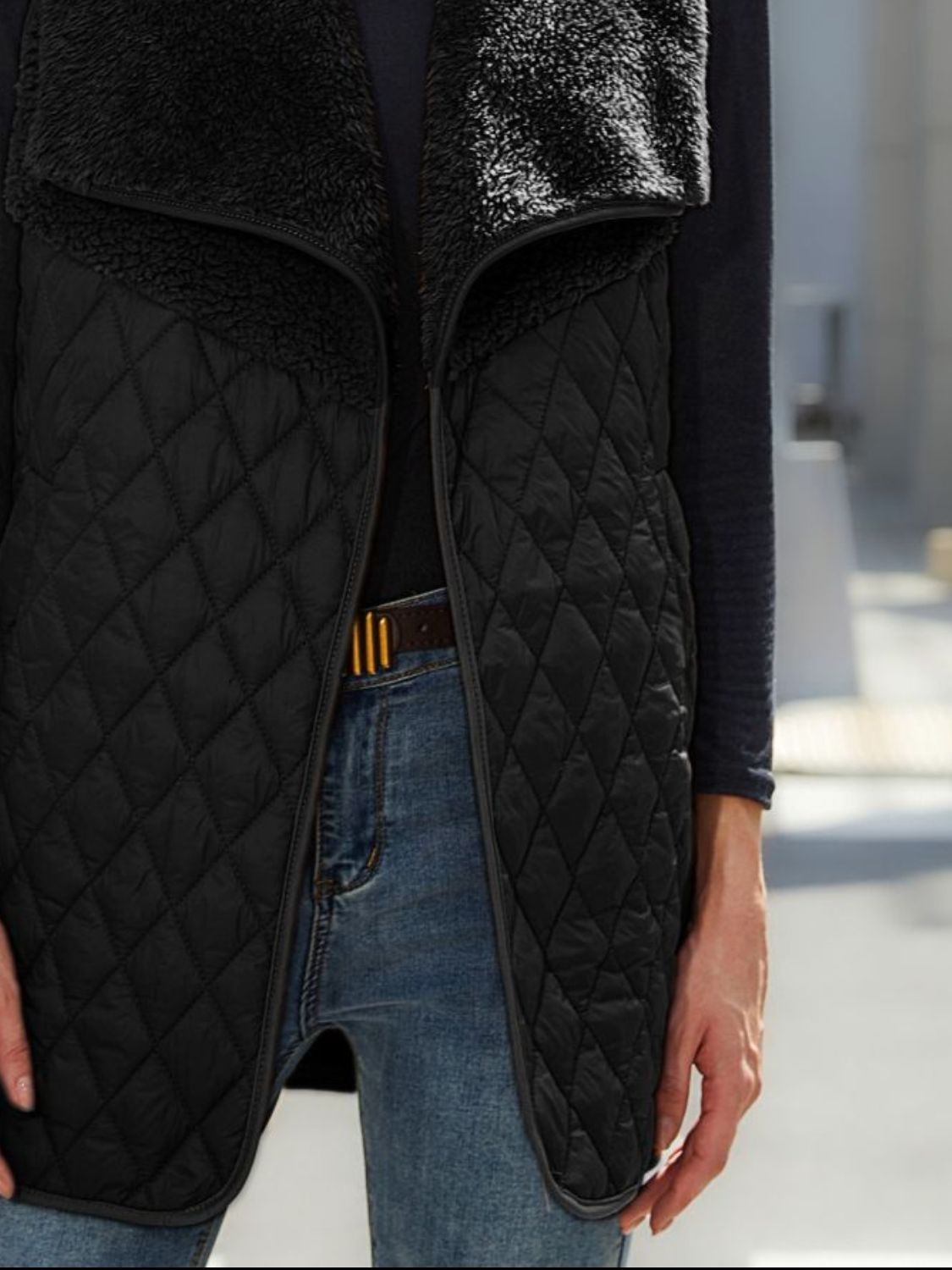 Open Front Collared Vest (9)