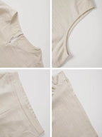 Sleeveless Top Shorts Casual Set (7)