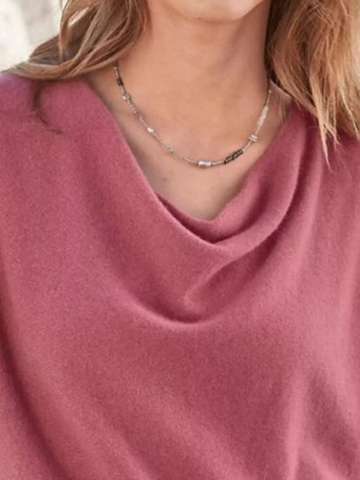 Full Size Cowl Neck Long Sleeve Top Plus (11)