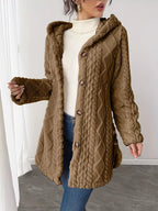 Full Size Button-down Hooded Outerwear Plus (24)
