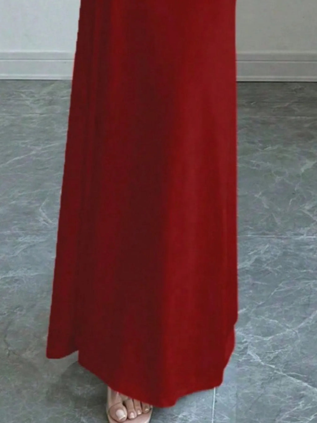 Off-shoulder Long Sleeve Bodycon Maxi Dress (14)