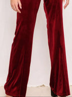 Full Size Velvet Wide Leg Pants Plus (6)