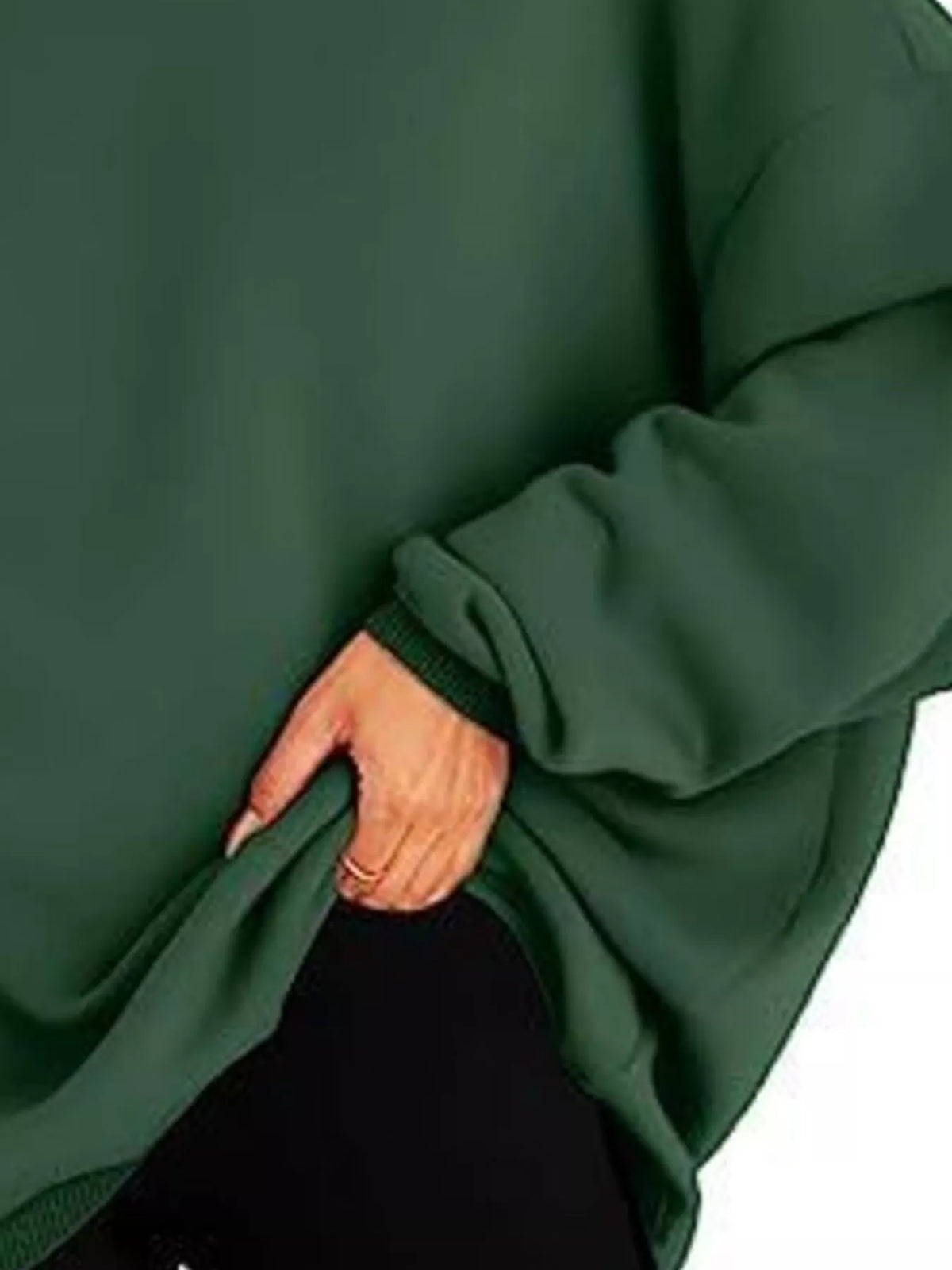 Drop Shoulder Long Sleeve Hoodie (15)