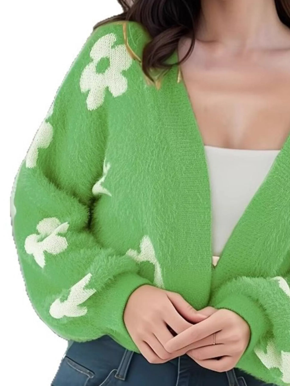 Floral Open Front Cardigan (12)