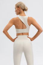 Round Neck Cutout Cropped Active Tank (11)