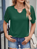 Lace Short Sleeve T-shirt (29)
