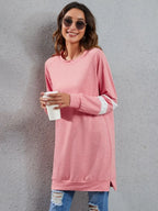 Full Size Striped Round Neck Long Sleeve T-shirt (23)