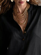 Button Detail Long Sleeve Blouse (11)