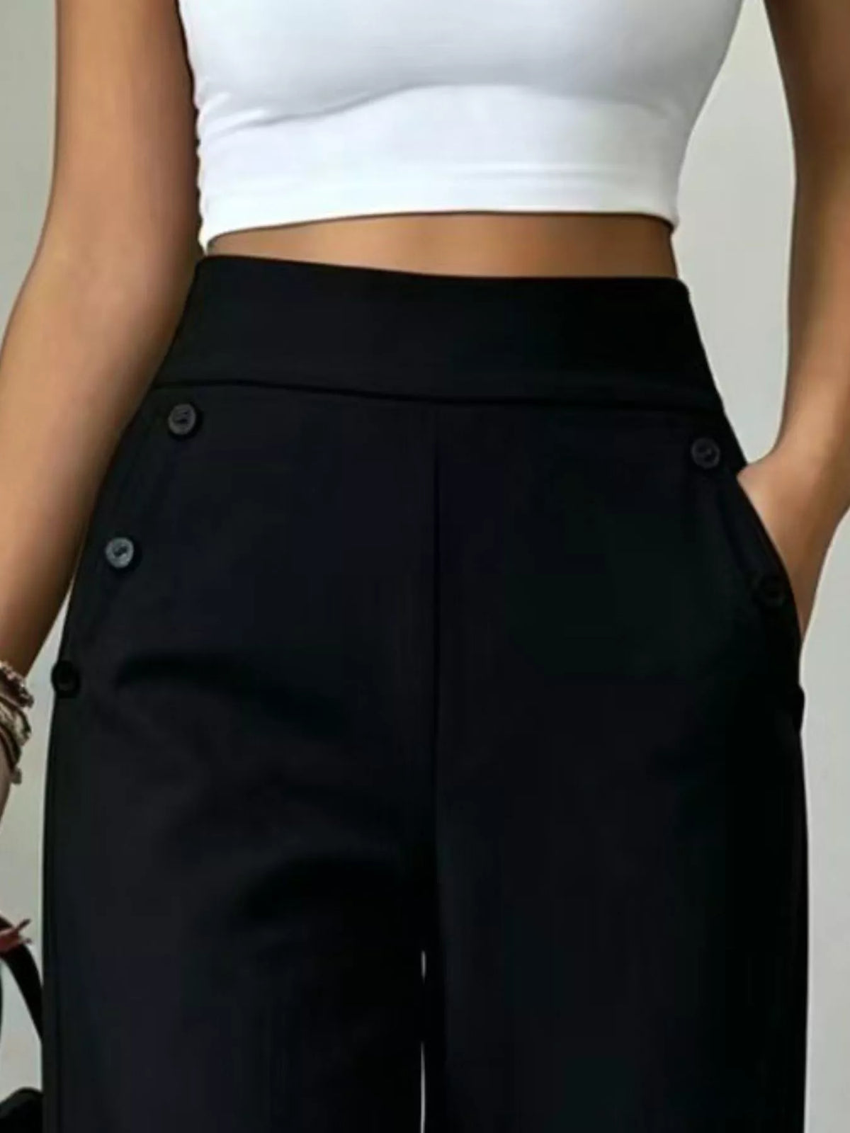 High-waisted Wide-leg Pants (6)