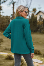 Collared Neck Long Sleeve Blouse (15)