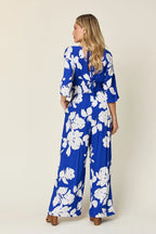 Full Size Printed Tie Back Wide Leg Jumpsuit (3)