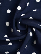 Polka Dot Tube A-line Dress (10)