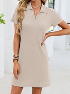 Johnny Collar Short Sleeve Dress (8)