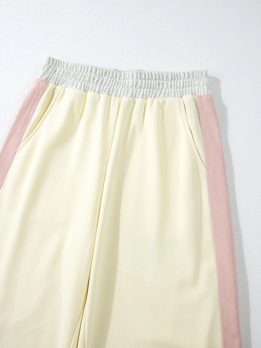 Block Round Neck Top Pants Set (15)